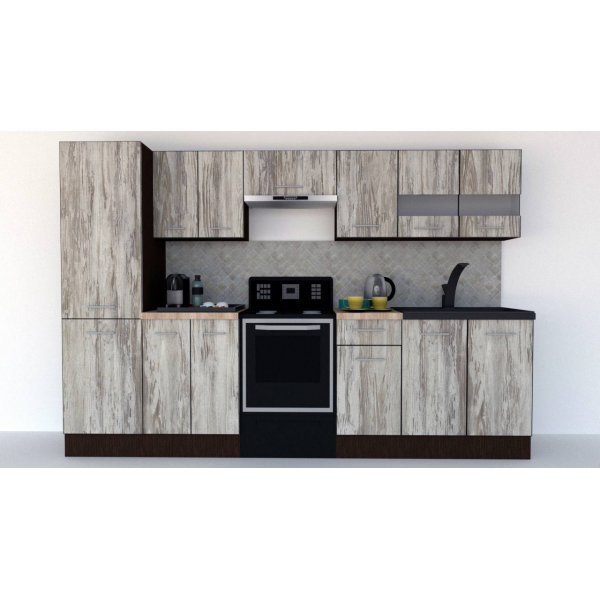 Bucatarie MARINA NEW 290 3A2 Wenge / Decor K084