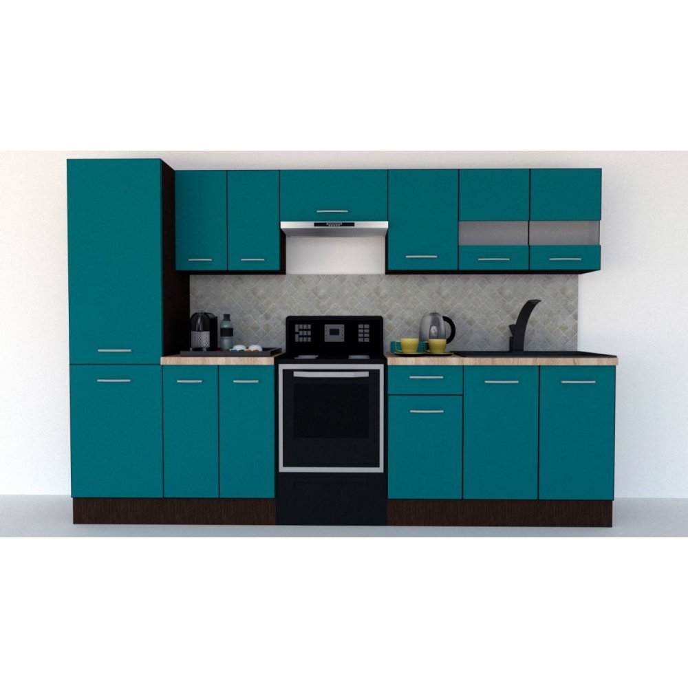 Bucatarie MARINA NEW 290 3B1 Wenge / Decor 0245 Bucatarie MARINA NEW 290 3B1 Wenge / Decor 0245