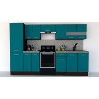 Bucatarie MARINA NEW 290 3B1 Wenge / Decor 0245 Bucatarie MARINA NEW 290 3B1 Wenge / Decor 0245