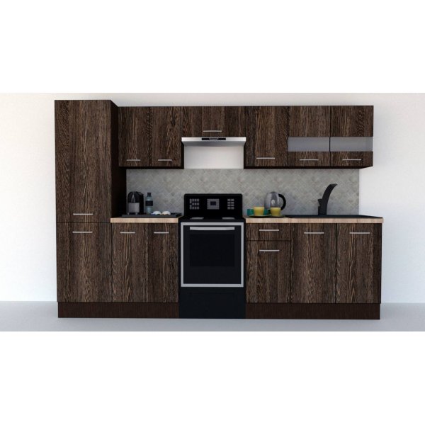 Bucatarie MARINA NEW 290 3B1 Wenge / Decor 7648