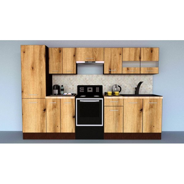 Bucatarie MARINA NEW 290 3B1 Wenge / Decor K365