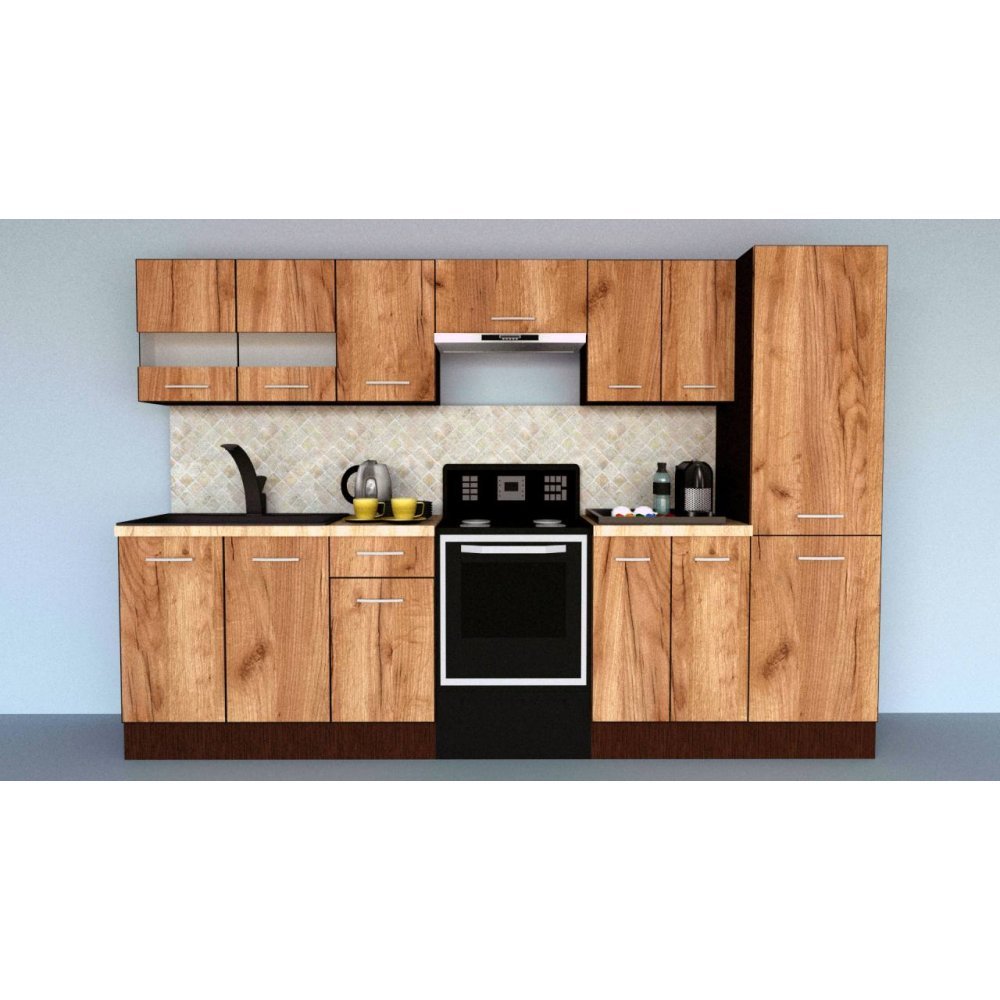 Bucatarie MARINA NEW 290 3B2 Wenge / Decor K004
