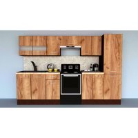 Bucatarie MARINA NEW 290 3B2 Wenge / Decor K004