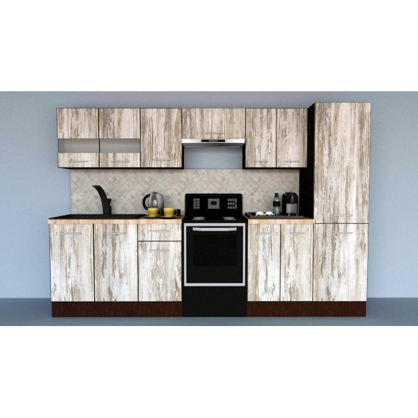 Bucatarie MARINA NEW 290 3B2 Wenge / Decor K084