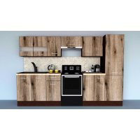 Bucatarie MARINA NEW 290 3B2 Wenge / Decor K366