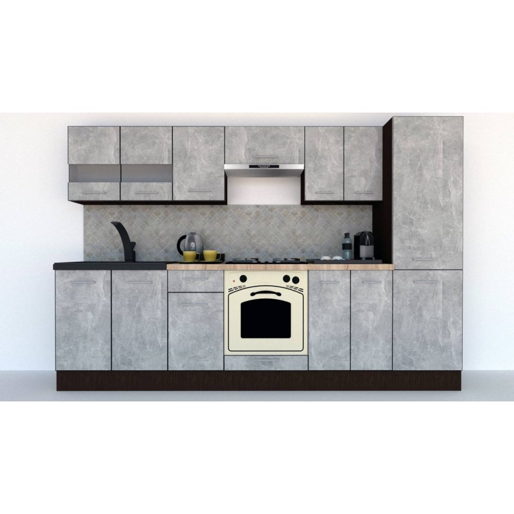 Bucatarie MARINA NEW 290 4A1 Wenge / Decor 4298