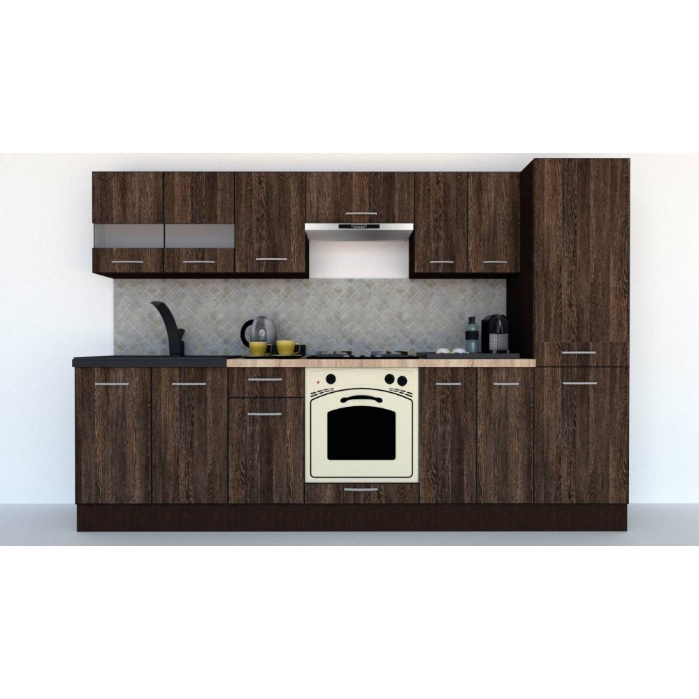 Bucatarie MARINA NEW 290 4A1 Wenge / Decor 7648