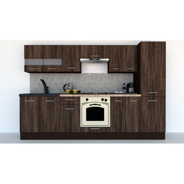 Bucatarie MARINA NEW 290 4A1 Wenge / Decor 7648