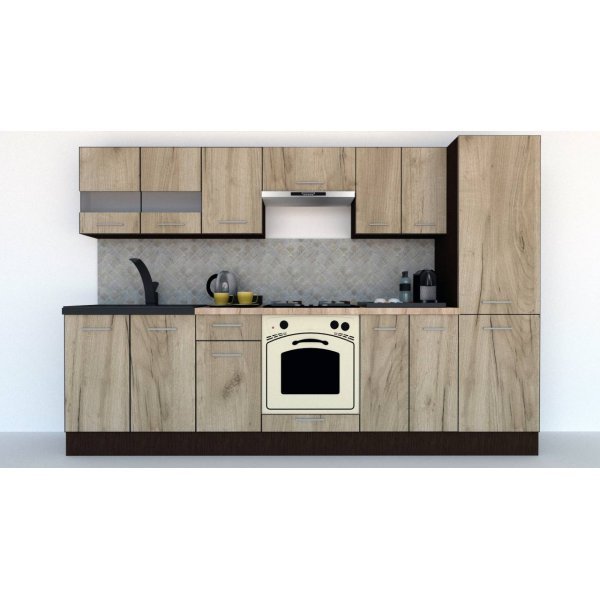 Bucatarie MARINA NEW 290 4A1 Wenge / Decor K002