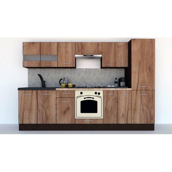 Bucatarie MARINA NEW 290 4A1 Wenge / Decor K004