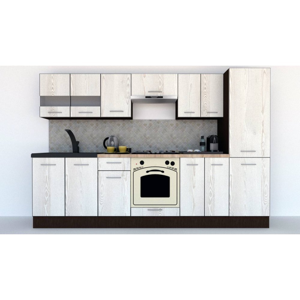 Bucatarie MARINA NEW 290 4A1 Wenge / Decor K010