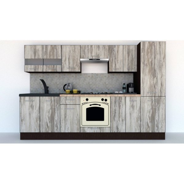 Bucatarie MARINA NEW 290 4A1 Wenge / Decor K084