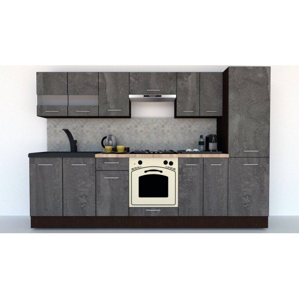 Bucatarie MARINA NEW 290 4A1 Wenge / Decor K352