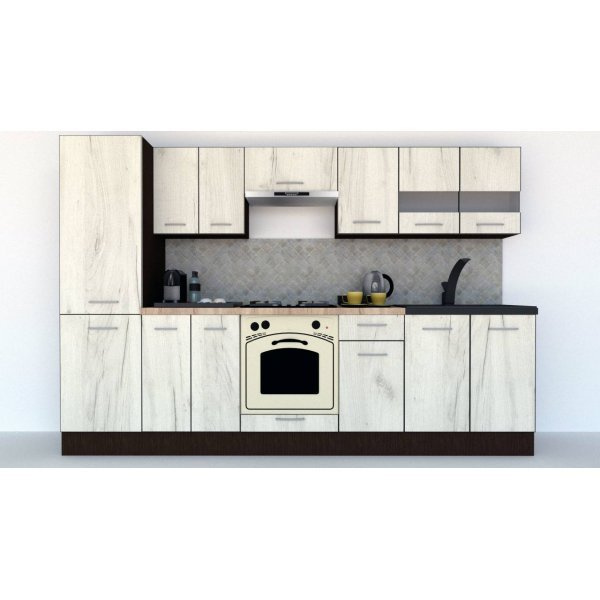 Bucatarie MARINA NEW 290 4A2 Wenge / Decor K001