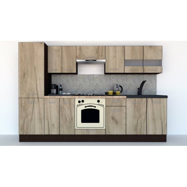 Bucatarie MARINA NEW 290 4A2 Wenge / Decor K002