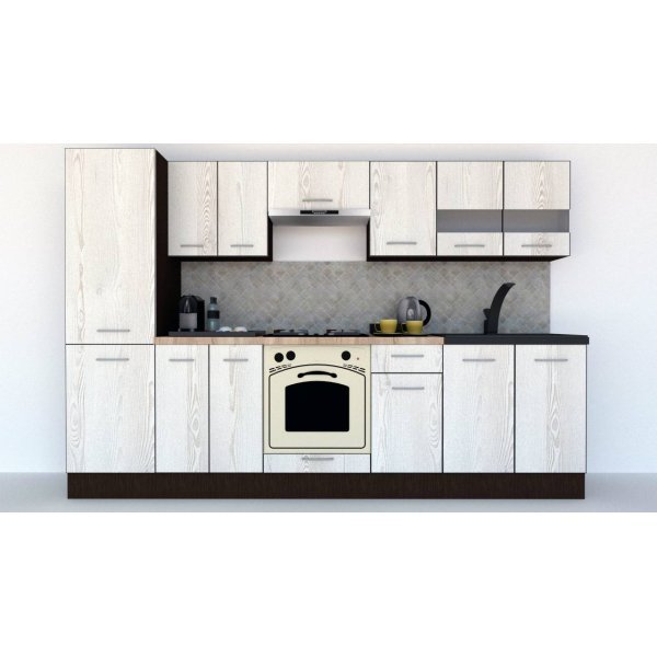 Bucatarie MARINA NEW 290 4A2 Wenge / Decor K010