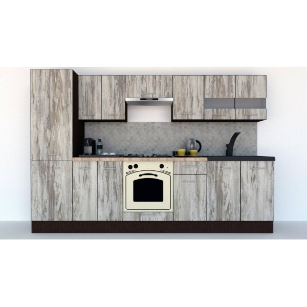 Bucatarie MARINA NEW 290 4A2 Wenge / Decor K084