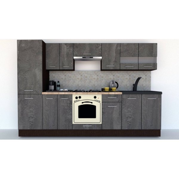 Bucatarie MARINA NEW 290 4A2 Wenge / Decor K352