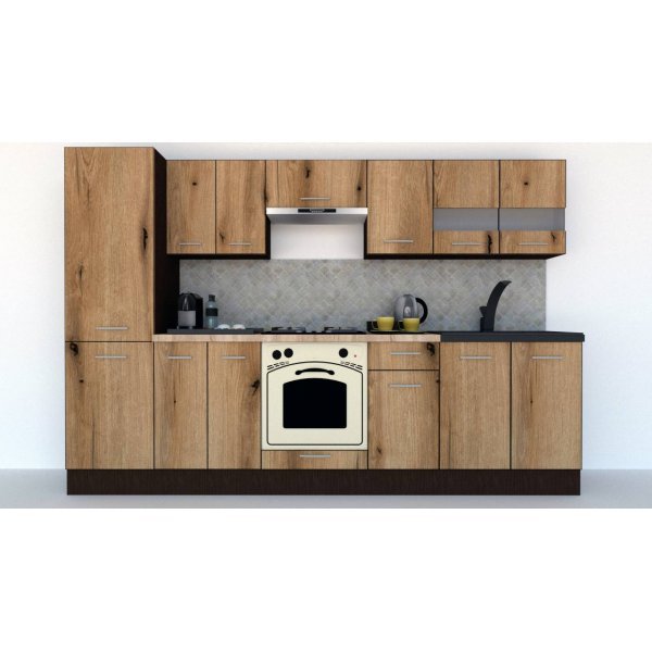 Bucatarie MARINA NEW 290 4A2 Wenge / Decor K365