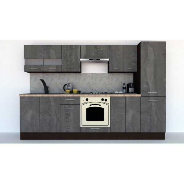 Bucatarie MARINA NEW 290 4B1 Wenge / Decor K352