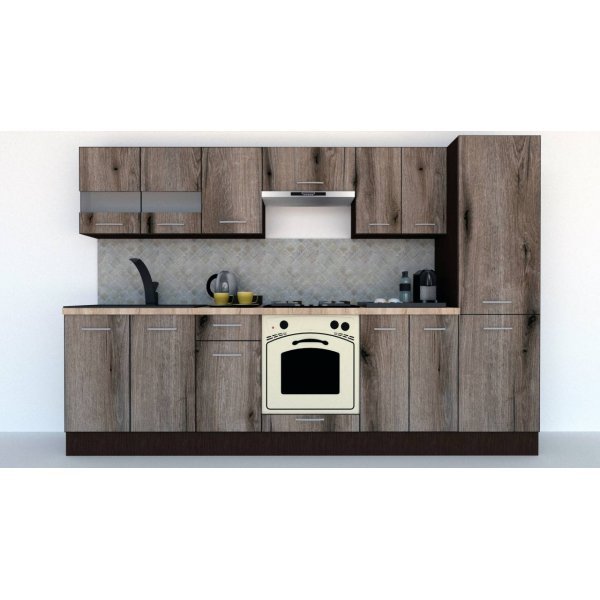 Bucatarie MARINA NEW 290 4B1 Wenge / Decor K366