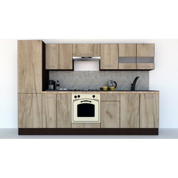 Bucatarie MARINA NEW 290 4B2 Wenge / Decor K002