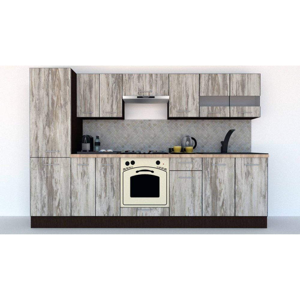 Bucatarie MARINA NEW 290 4B2 Wenge / Decor K084