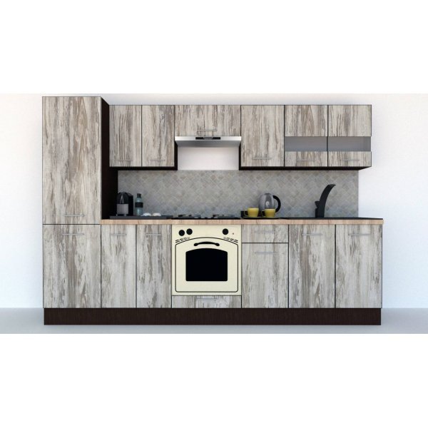 Bucatarie MARINA NEW 290 4B2 Wenge / Decor K084