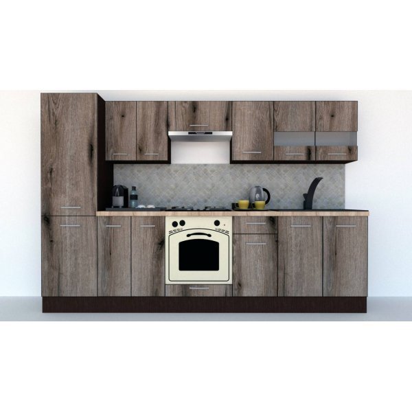 Bucatarie MARINA NEW 290 4B2 Wenge / Decor K366