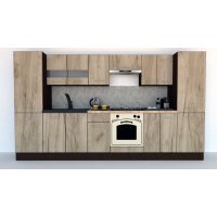 Bucatarie MARINA NEW 340 5A Wenge / Decor K002
