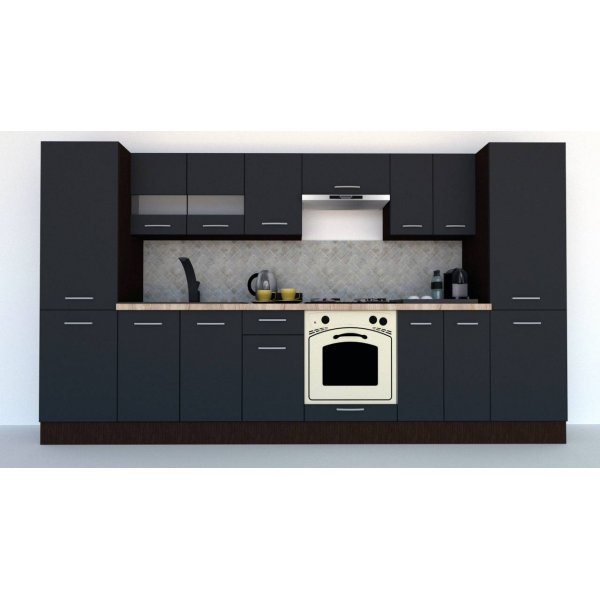Bucatarie MARINA NEW 340 5B Wenge / Decor 0164