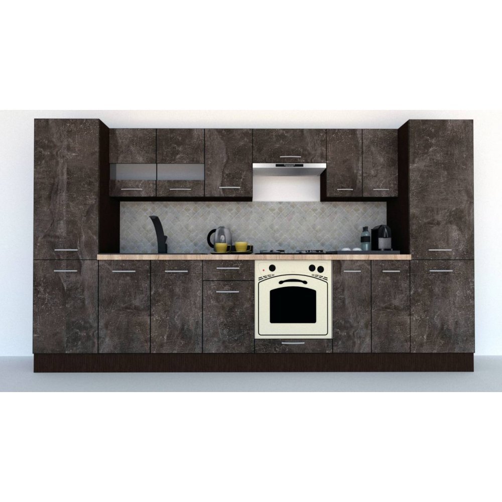 Bucatarie MARINA NEW 340 5B Wenge / Decor 4299