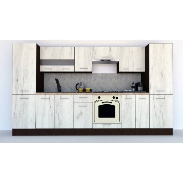 Bucatarie MARINA NEW 340 5B Wenge / Decor K001