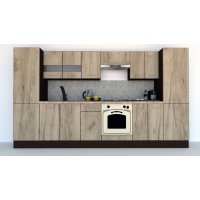 Bucatarie MARINA NEW 340 5B Wenge / Decor K002