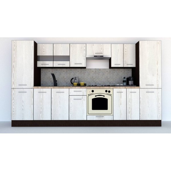 Bucatarie MARINA NEW 340 5B Wenge / Decor K010