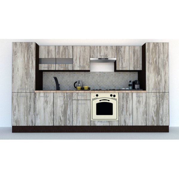 Bucatarie MARINA NEW 340 5B Wenge / Decor K084