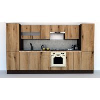 Bucatarie MARINA NEW 340 5B Wenge / Decor K365