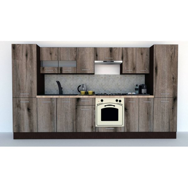 Bucatarie MARINA NEW 340 5B Wenge / Decor K366