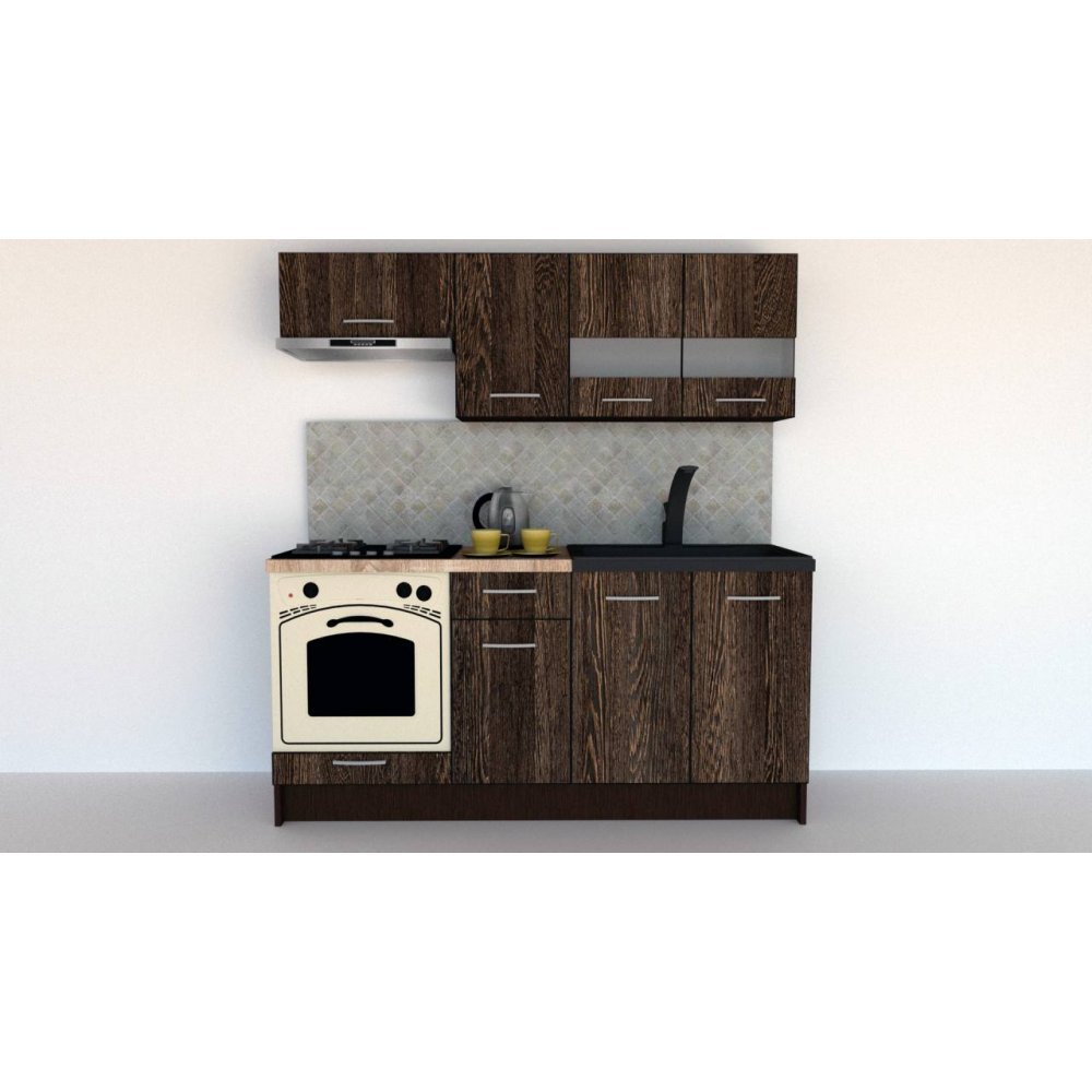 Bucatarie MARINA NEW 180 Wenge / Decor 7648