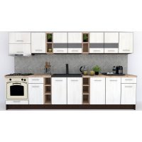 Bucatarie MARINA NEW 340 5C Wenge / Decor 8508