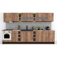 Bucatarie MARINA NEW 340 5C Wenge / Decor K004