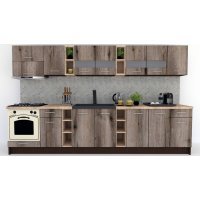 Bucatarie MARINA NEW 340 5C Wenge / Decor K366