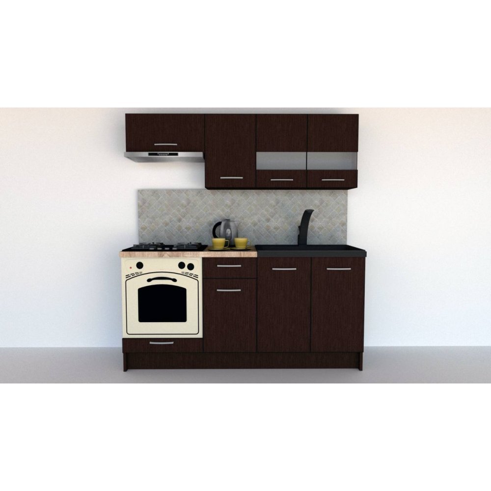 Bucatarie MARINA NEW 180 Wenge / Decor 8548