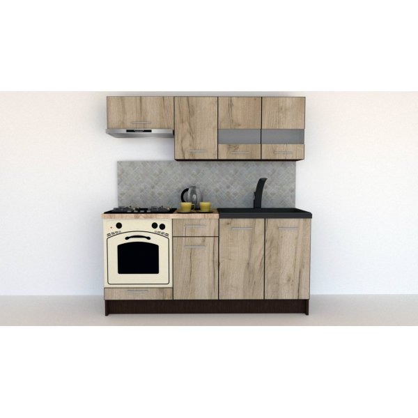 Bucatarie MARINA NEW 180 Wenge / Decor K002