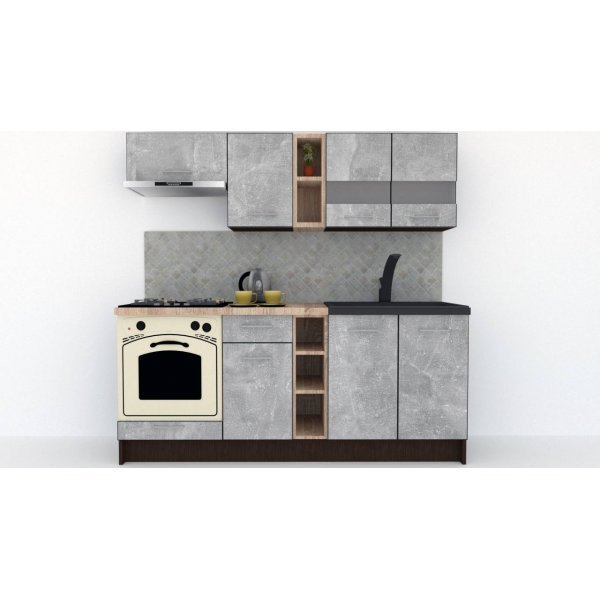 Bucatarie MARINA NEW 200 Wenge / Decor 4298