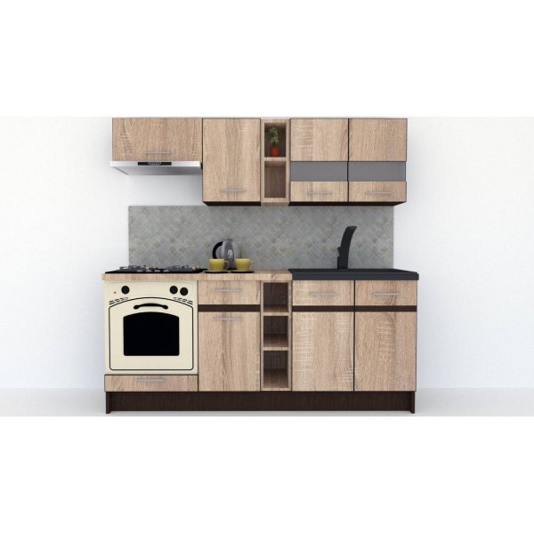 Bucatarie MARINA NEW 200 Stejar Sonoma