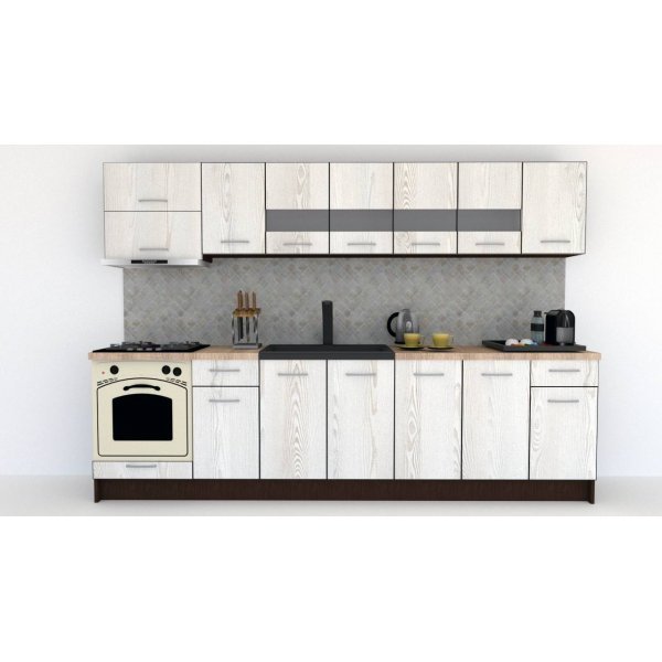 Bucatarie MARINA NEW 300 B Wenge / Decor K010
