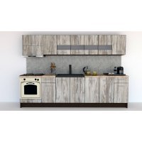 Bucatarie MARINA NEW 300 B Wenge / Decor K084