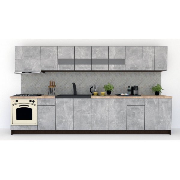 Bucatarie MARINA NEW 360 Wenge / Decor 4298