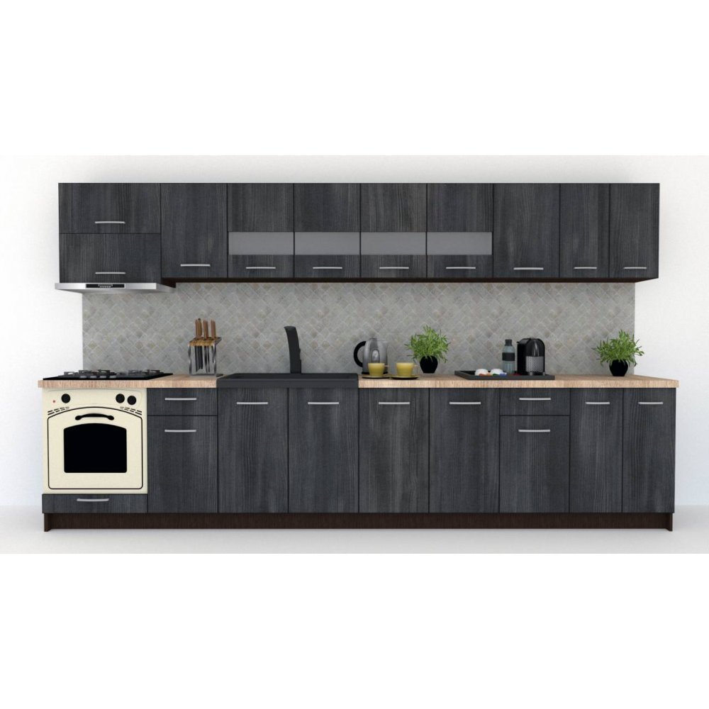 Bucatarie MARINA NEW 360 Wenge / Decor 8509